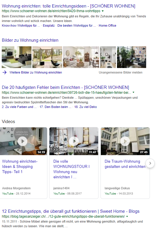 Search results for our keyword