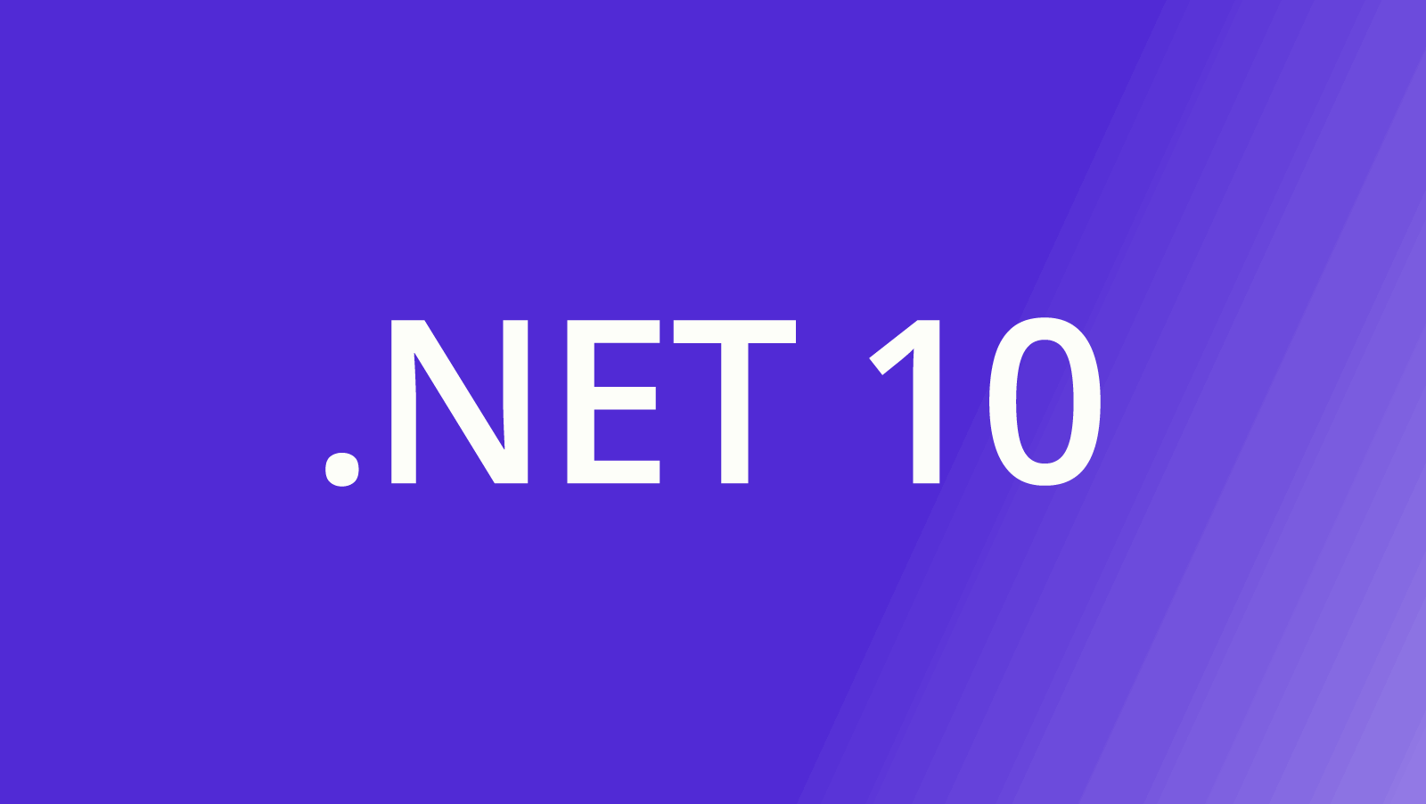 .NET 10 Release