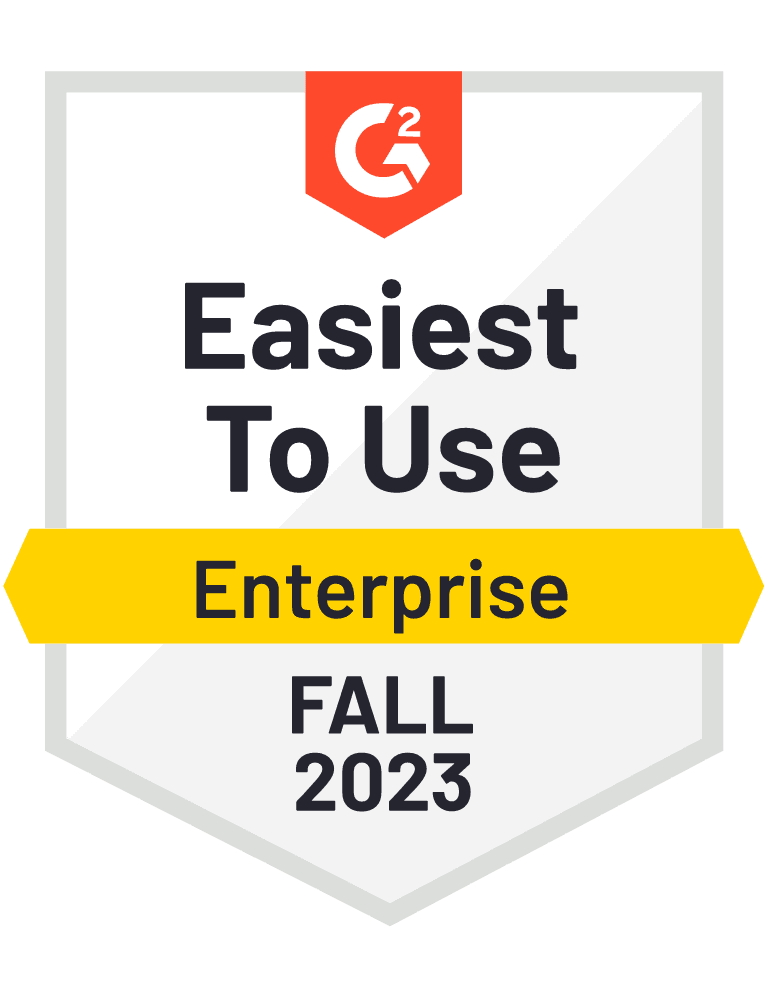 G2 Easiest to Use Enterprise
